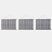 相互に接続された円と 吊り下げ型タペストリー (トリプル)