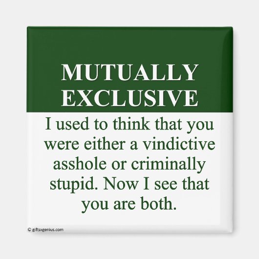 相互の意味の独占的定義(3) マグネット (正面)