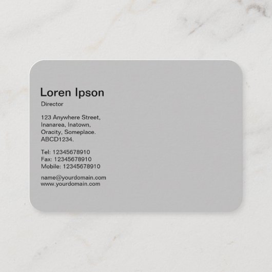 相互作用した球体 – マゼンタライト 名刺 (裏面)