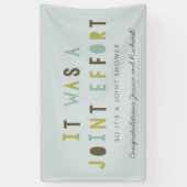 相互協力のカップルのベビーシャワーの旗の//の水 横断幕 (縦)