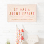 相互協力のカップルのベビーシャワーの旗の//の赤面 横断幕 (インサイチュ)