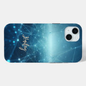 相互接続された回線のネットワーク Case-Mate iPhoneケース (裏面 (横))