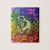 相互接続された幽玄な虹の魔法 ジグソーパズル (縦)