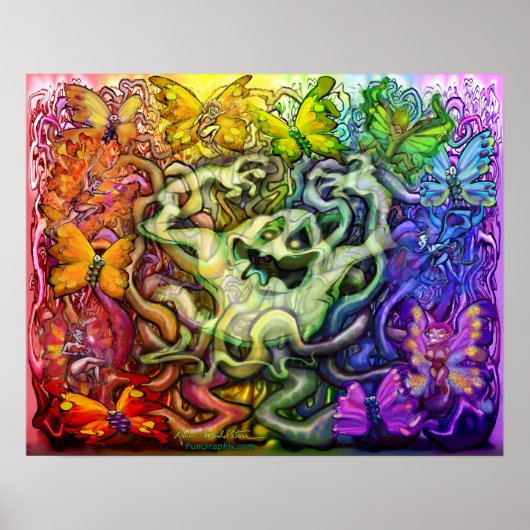 相互接続ゴースト魔法 ポスター (正面)