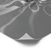 相互接続 – 白黒 ポスター (角)