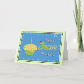 「相互移動星」の6月の誕生日 カード (正面)