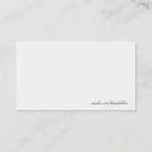 相場師のカスタムな名刺 名刺 (裏面)