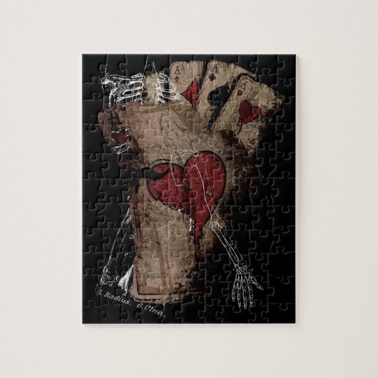 相場師の死カード ジグソーパズル (縦)