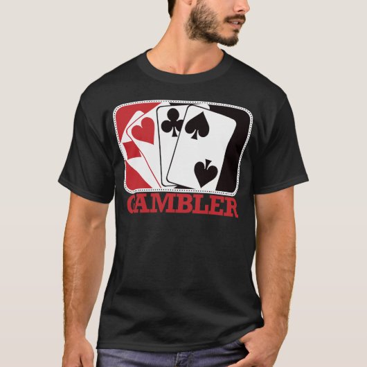 相場師-赤 Tシャツ (正面)