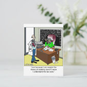 相対性理論と税コード ポストカード (スタンド正面)