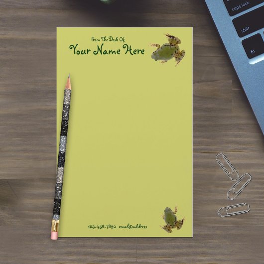 相対登山グリーンカエル接近写真 便箋