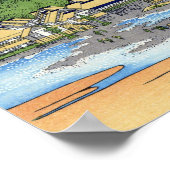 相州江の島, 北斎 ポスター (角)