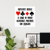 相手に合った試合をブリッジする ポスター (ホームオフィス)