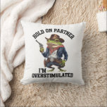 相手を掴む俺はカウボーイカエルを刺激し過ぎている クッション<br><div class="desc">パートナーを掴む私は過剰に刺激されたカウボーイカエルのヴィンテージ</div>