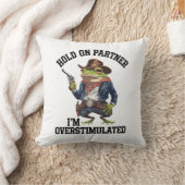 相手を掴む俺はカウボーイカエルを刺激し過ぎている クッション (ブランケット)