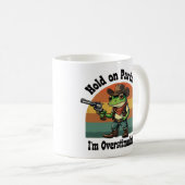 相手を掴む俺はカウボーイカエルを刺激し過ぎている コーヒーマグカップ (正面右)