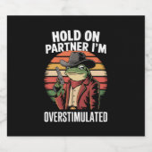 相手を掴む俺はカウボーイカエルを刺激し過ぎている ビールラベル (シングルラベル)