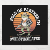 相手を掴む俺はカウボーイカエルを刺激し過ぎている ビールラベル (シングルラベル)