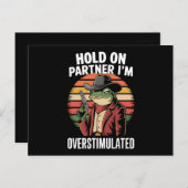 相手を掴む俺はカウボーイカエルを刺激し過ぎている ポストカード (正面/裏面)