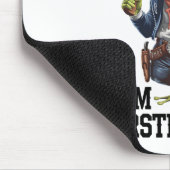 相手を掴む俺はカウボーイカエルを刺激し過ぎている マウスパッド (コーナー)