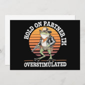 相手を掴む俺はカウボーイカエルを刺激し過ぎている 招待状 (正面/裏面)