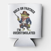 相手を掴む俺はカウボーイカエルを刺激し過ぎている 缶クーラー (正面)