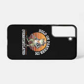 相手を掴む俺はカウボーイカエルを刺激し過ぎている SAMSUNG GALAXYケース (裏面横)