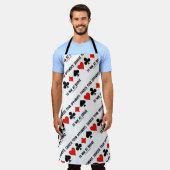 相手を絞ってブリッジカードスーツで勝つ エプロン (着用した状態)