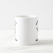 相手を離れぬ刺激を受けない コーヒーマグカップ (中央)