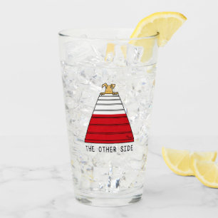 相手側-おもしろい犬の機敏性 タンブラーグラス