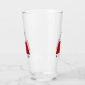 相手側-おもしろい犬の機敏性 タンブラーグラス (左)