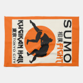 相撲おもしろい力士 キッチンタオル (横)