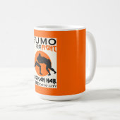 相撲おもしろい力士 コーヒーマグカップ (正面右)