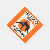 相撲おもしろい力士 スタンダードランチョンナプキン (角)