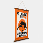 相撲おもしろい力士 吊り下げ型タペストリー (傾斜あり)