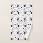 相撲とさくらんぼの花 バスタオルセット (ハンドタオル)