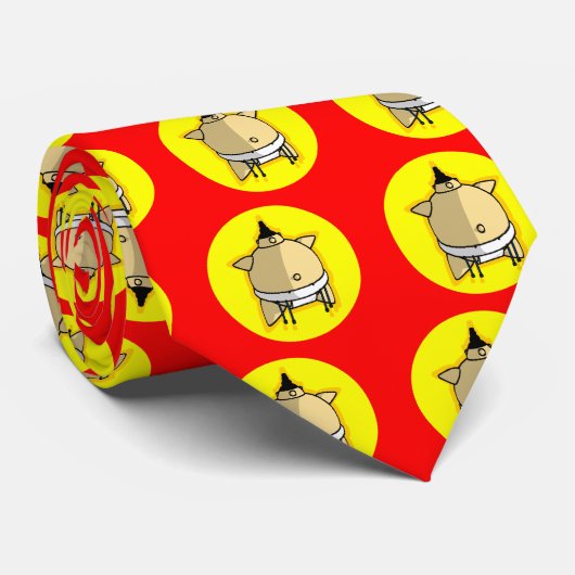 相撲のタイ ネクタイ (ロール)