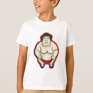 相撲のレスリング選手 Tシャツ