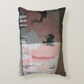 相撲の壁画 アクセントクッション (正面(垂直))