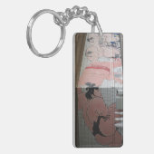 相撲の壁画 キーホルダー (正面左)