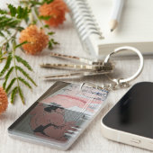 相撲の壁画 キーホルダー (正面右)