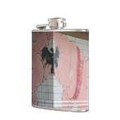 相撲の壁画 フラスク (左)