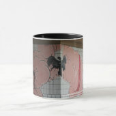 相撲の壁画 マグカップ (中央)