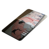 相撲の壁画 マグネット (左側)