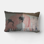 相撲の壁画 ランバークッション (裏面)