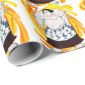 相撲の掃除人 ラッピングペーパー (ロールコーナー)