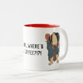 相撲の朝 ツートーンマグカップ (正面右)