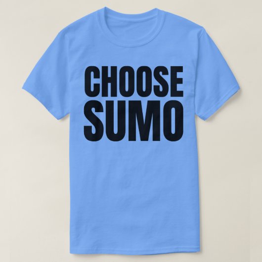 相撲の選択 Tシャツ (デザイン正面)