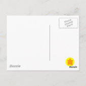 相撲の郵便はがき ポストカード (裏面)