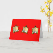 相撲カード カード (黄色い花)